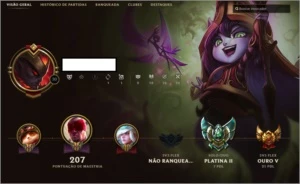 Conta Platina 2 - 56 CHAMPS - 10 skins - League of Legends LOL