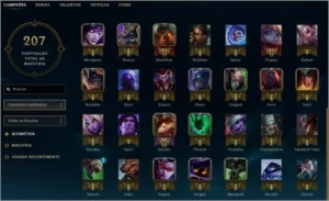 Conta Platina 2 - 56 CHAMPS - 10 skins - League of Legends LOL