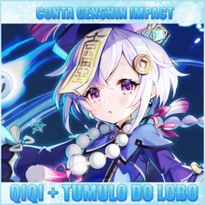 CONTA GENSHIN IMPACT QIQI + TUMULO DO LOBO AR5