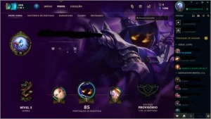 CONTA LOL 30+ UNRANKED - League of Legends