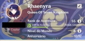 Genshin Acc Ar55 American Server - Genshin Impact
