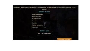 Conta a venda! - League of Legends LOL