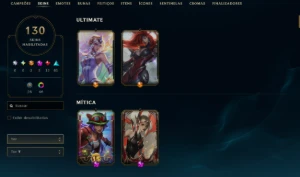 Conta Lol - Full Acesso - Lv 260 + 130 Skins - League of Legends
