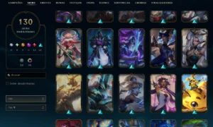 Conta Lol - Full Acesso - Lv 260 + 130 Skins - League of Legends