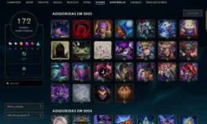 Conta Lol - Full Acesso - Lv 260 + 130 Skins - League of Legends
