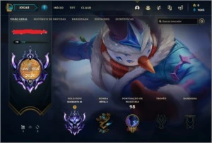 Conta Diamante 3 mmr alto - League of Legends LOL
