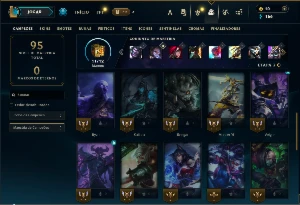 Prata 3 com 35 Champs e 14 Skins + 2 Fragmentos - League of Legends LOL