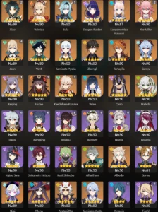 AR 60 a melhor conta do site vem ver - Genshin Impact