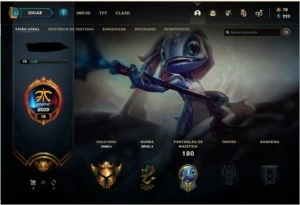 Conta lol gold 30 skins 81 campeões - League of Legends
