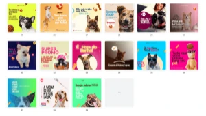 Pack Canva Veterinária Vol 4 - 39 Artes Editáveis - Serviços Digitais