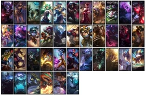 Conta prata 3 com 141 Champs e 163 Skins + 1 Prestigio - League of Legends LOL