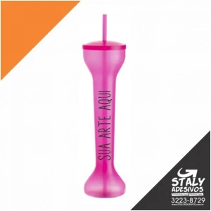 Yard Cup Rosa Neon - Artesanato e Personalizados
