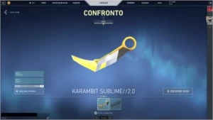 conta valorant com phantom singularidade e karambit sublime