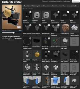 Conta Roblox gamepasses 