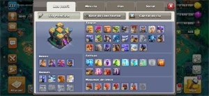 CV14 FULL MATO 100% TH14 37 SKINS PAISAGENS RARIDADE - Clash of Clans