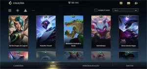 Conta Wild Rift 24 Skins - League of Legends: Wild Rift LOL WR