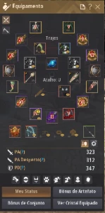 Conta Black Desert SA com bussola