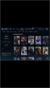 Conta de lol diamante com 283 skins - League of Legends