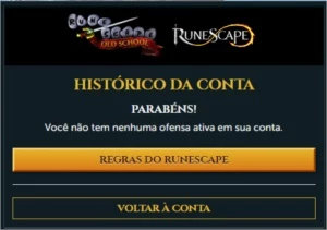 Conta de Runescape com 4 skills 99, e 22M de gold RS