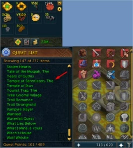 Conta de Runescape com 4 skills 99, e 22M de gold RS