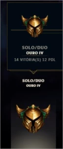 Conta pra Smurfar Gold IV Ea 40610 SkarnerJobs - League of Legends LOL