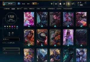 Ferro 1 com 150 Champs e 150 Skins ( ADC / MID / TOP ) - League of Legends LOL