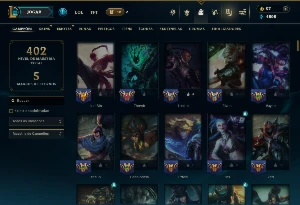 Ferro 1 com 150 Champs e 150 Skins ( ADC / MID / TOP ) - League of Legends LOL