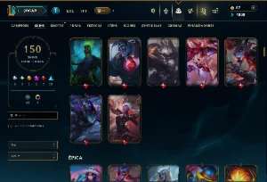 Ferro 1 com 150 Champs e 150 Skins ( ADC / MID / TOP ) - League of Legends LOL