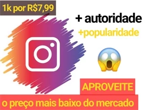 [Promoção] 1K Seguidores Instagram por apenas R$ 7,99 - Redes Sociais