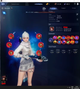 Arqueira Lvl 104 | 185K Poder | 2 Pets Lendários | 19 Épicos - MIR4
