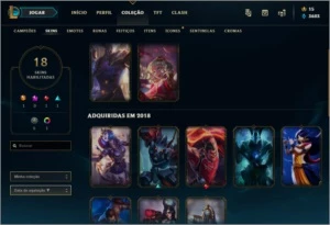 CONTA PLATINA S9 - League of Legends LOL