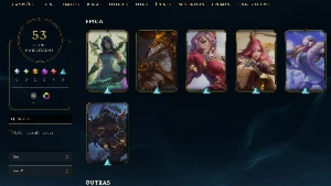 Conta LoL Full Acesso - 112 Champs e 53 Skins - Kayle Juíza - League of Legends