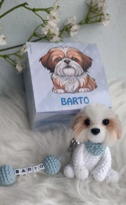Chaveiro Personalizado em Crochê