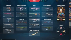 Conta Valorant Com 1,6 Mil Em Skins
