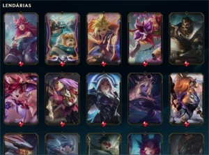 Conta de lol com 1k investidos + conta de val com 2k - League of Legends