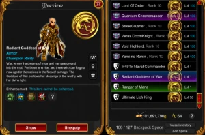 Conta Aqw End-Game 14Anos/Classe Calendario/2Chest - Adventure Quest World