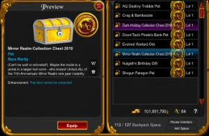 Conta Aqw End-Game 14Anos/Classe Calendario/2Chest - Adventure Quest World