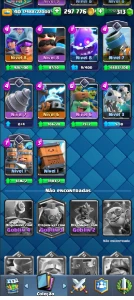 Conta Nivel Alto, Clash Royale, com muitas cartas nivel alto