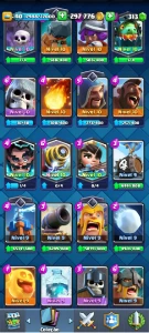 Conta Nivel Alto, Clash Royale, com muitas cartas nivel alto