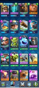 Conta Nivel Alto, Clash Royale, com muitas cartas nivel alto