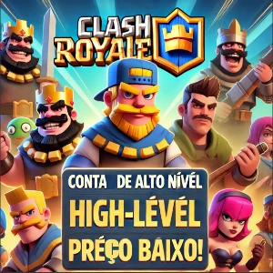 Conta Nivel Alto, Clash Royale, com muitas cartas nivel alto