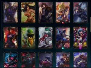 Conta de LeagueOfLegends 79 Champs e 40 skins gold4 - League of Legends LOL
