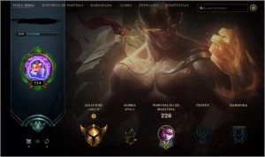 Conta de LeagueOfLegends 79 Champs e 40 skins gold4 - League of Legends LOL