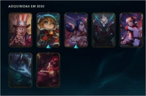 Conta de LeagueOfLegends 79 Champs e 40 skins gold4 - League of Legends LOL