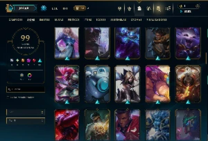 Unranked com TODOS os Champs e 99 Skins ( ADC / SUP / JG ) - League of Legends LOL