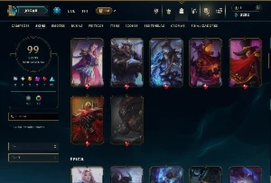 Unranked com TODOS os Champs e 99 Skins ( ADC / SUP / JG ) - League of Legends LOL