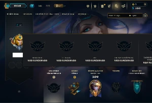 Unranked com TODOS os Champs e 99 Skins ( ADC / SUP / JG )