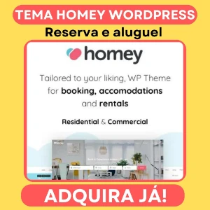 Tema Wordpress Homey Pro V.2.3.4 para Reservas e Aluguel