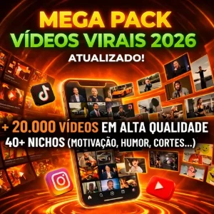 Super Pack De Vídeos Virais - Vídeos e Cortes Cortes Virais