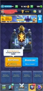Clash Royale_Torre do rei lvl 12 todas as cartas várias full